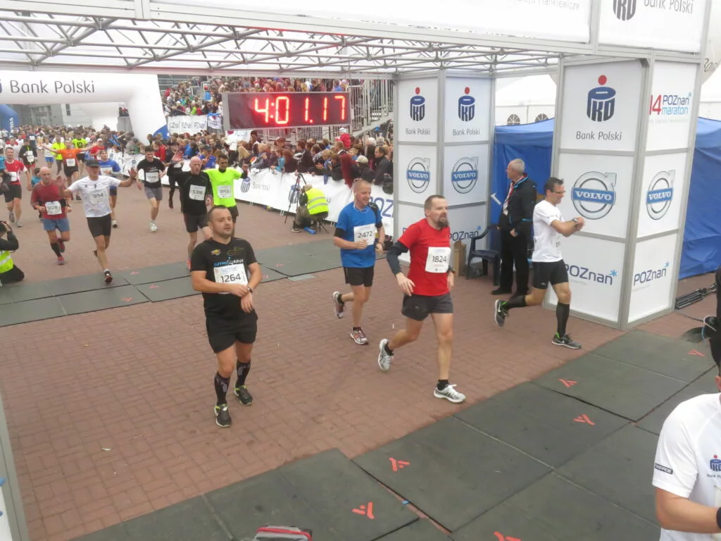 Finisz Maratonu Poznań 2013